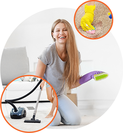 Process of Carpet cleaning in Bowden